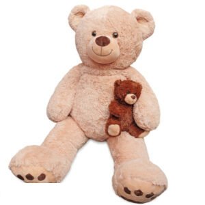 Teddy Bear Whiteh Smalle baby Bear Plush Toy (Beige) XXL 120 cm