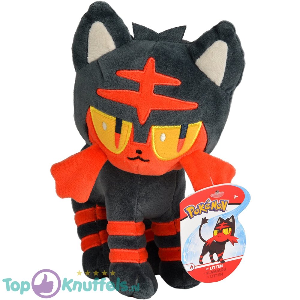 Litten – Pokémon Plush Toy 20 cm