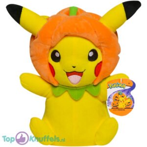 Pikachu Pompoen Muts – Pokémon Halloween Plush Toy 21 cm