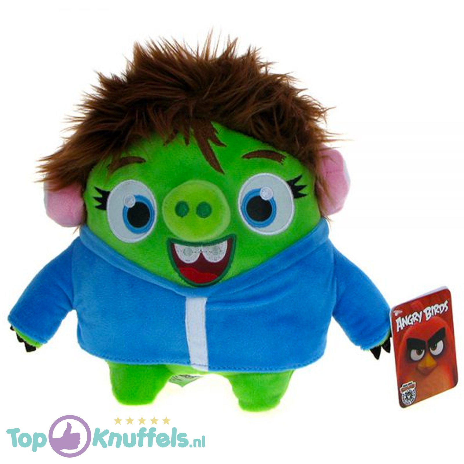 Angry Birds Friends Plush Toy (Green Varken) 28 cm