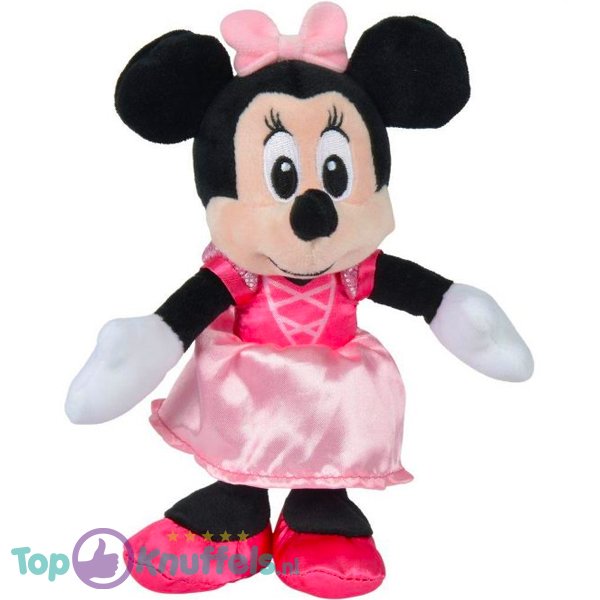 Minnie Mouse (Prinses Outfit) Disney Junior Plush Toy 20 cm