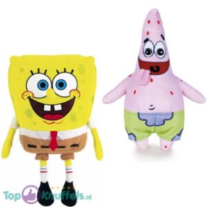 Spongebob Squarepants Plush Toy 18 cm + Patrick Ster Plush Toy 24 cm