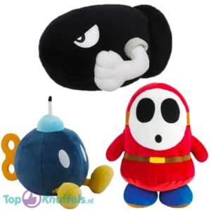 Bob-Omb + Shy Guy + Bullet Bills Super Mario Bros Plush Toy Set!