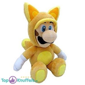 Mario Bross Luigi Plush Power Plush Brown/Yellow 30 cm