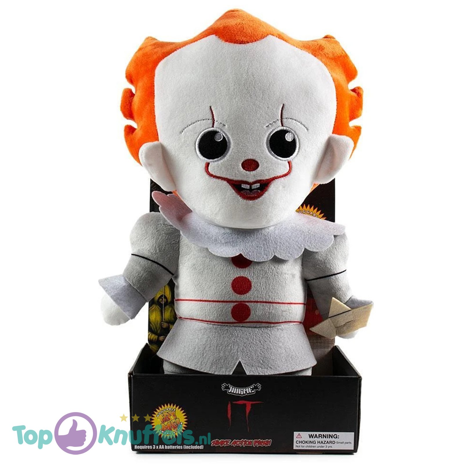 Clown IT Pluche Bewegende Plush 45 cm (Dansen en Trillen)