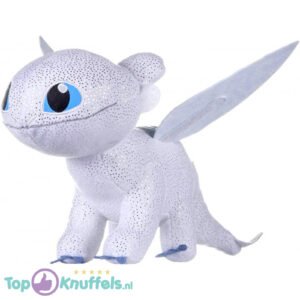Light Fury White – Hoe tem je een Draak / How to train your Dragon Plush Toy 26 cm