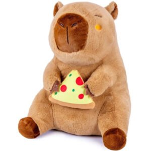 Capybara Whiteh Pizza Plush Toy XL 65 cm – Capibara