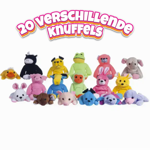Mix van 20 Verschillende Plush Toys 18 cm