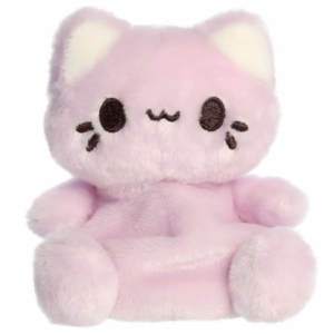 Palm Pals Tasty Peach Cat (Lila) Plush Toy 15 cm