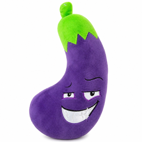 Aubergine Eggplant Plush Toy 35 cm