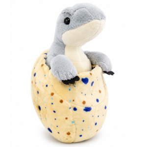 Dinosaur Grijs in Ei Plush Toy 25 cm