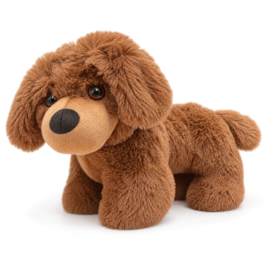 Teckel (DonkerBrown) Plush Toy Dog 23 cm