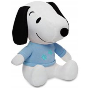Snoopy Whiteh T-shirt (Blue) Plush Toy 25 cm