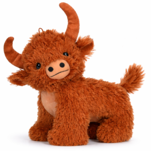 Schotse Hooglander Plush Toy Cow (Brown) 25 cm
