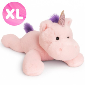 Unicorn Pink Plush Toy Liggend 65 cm – Unicorn
