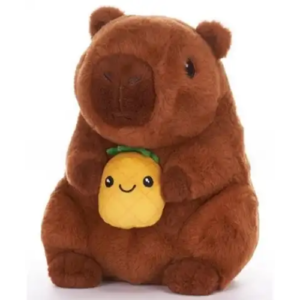 Capibara Whiteh Smalle Ananas Plush Toy 26 cm