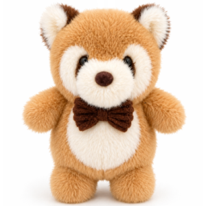 WasBear Whiteh Bow Plush Toy 22 cm