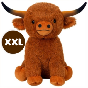 Stier (Brown) Plush Toy XXL 100 cm – Highlander Hooglander