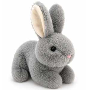 Rabbit Liggend (Grijs) Plush Toy 22 cm