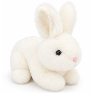 Rabbit Liggend (White) Plush Toy 22 cm