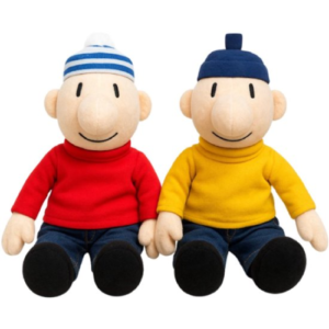 Buurman en Buurman Plush Toy Set (Yellow/Red) 35 cm