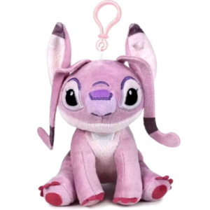 Angel Sitting Bagclip (Sleutelhanger) – Disney Lilo en Stitch Plush Toy 15 cm