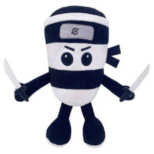 Cappuccino Assassino Italian Brainrot Plush Toy 23 cm – Samurai Ninja Koffiebeker