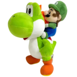 Yoshi Whiteh Smalle Luigi Plush Toy 27 cm