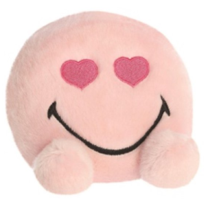 Palm Pals Heart Smiley Plush Toy 15 cm