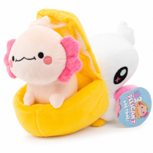 Pelikaan Whiteh Smalle Axolotl Plush Toy 25 cm