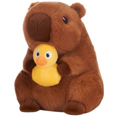 Capibara Brown Whiteh Eend Plush Toy 24 cm