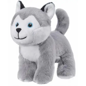 Husky Dog Grijs Plush Toy 15 cm