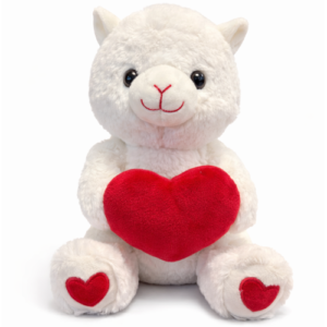 Lam Whiteh Red Heart Plush Toy 28 cm