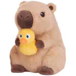 Capibara Beige Whiteh Eend Plush Toy 24 cm