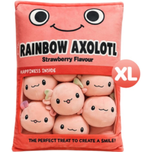 Snack Zakje Whiteh Mini Axolotl Plush Toy XL 50 cm