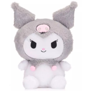 Kuromi (Grijs) Hello Kitty Fluffy Plush Toy 30 cm