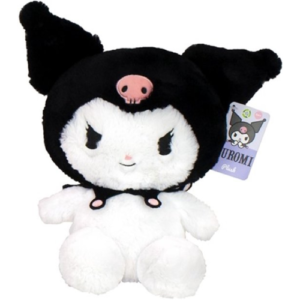 Kuromi (Black) Hello Kitty Fluffy Plush Toy 35 cm