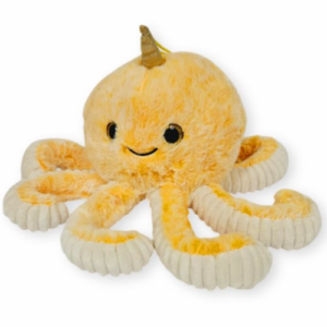 Octopus (Yellow) Kawaii Plush Toy 25 cm