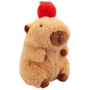 Capibara Whiteh Smalle Appel Plush Toy 20 cm