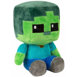 Zombie Sitting Minecraft Plush Toy 24 cm