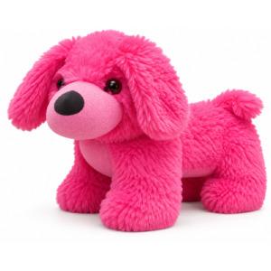 Teckel (Pink) Plush Toy Dog 23 cm