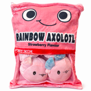 Snack Zakje Whiteh Mini Axolotl Plush Toy 30 cm