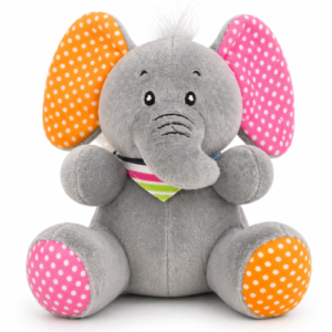 Elephant Sitting Plush Toy Dier 16 cm