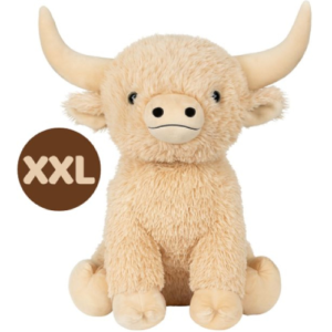 Stier (Beige) Plush Toy XXL 100 cm – highlander Hooglander