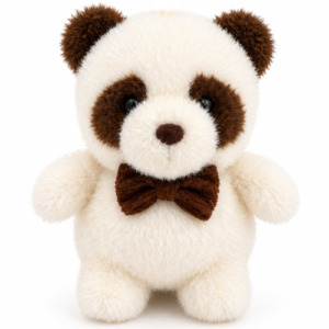Panda Whiteh Bow Plush Toy 22 cm