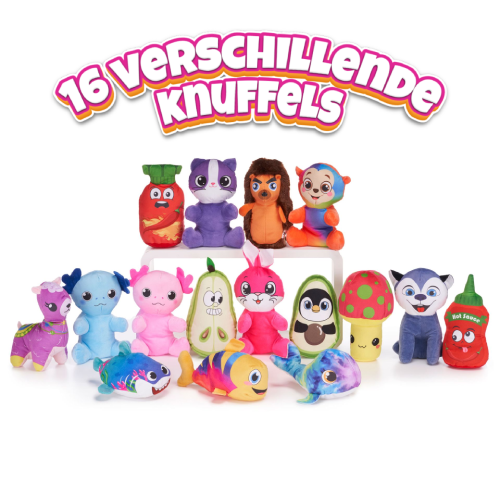 Mix van 16 Verschillende Plush Toys 18 cm