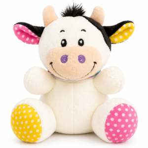 Cow Sitting Plush Toy Dier 16 cm