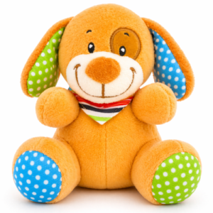 Dog Sitting Plush Toy Dier 16 cm
