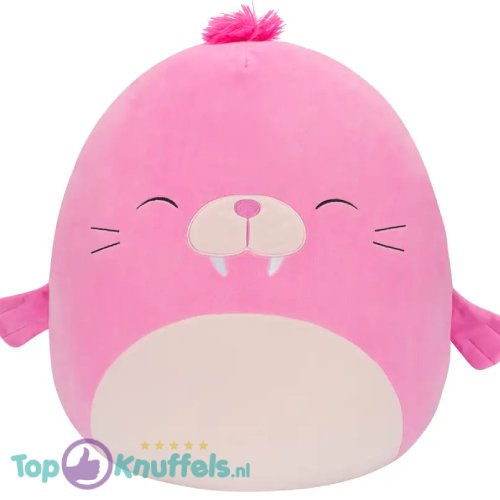 Squishmallows Pepper Pink Walrus Plush Toy 65 cm XXL
