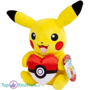 Pokémon Valentijnsdag Limited Edition – Pikachu Whiteh Heart Kussen 25 cm